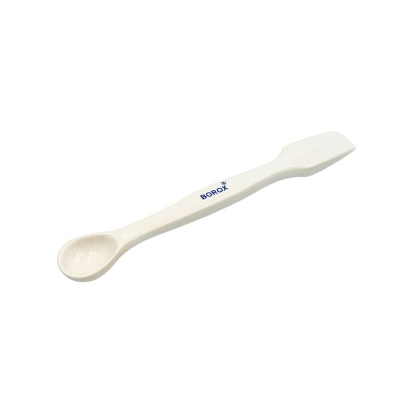 Borox Spatül 20 cm - Porselen Spatula - Laboratuvar Kaşığı