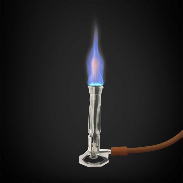 Borox Bunzen Beki - Meker Tip - Bunsen Beki - Brülör - Yüksek Isı İçin - Vidalı Gaz Kontrol Ayarı