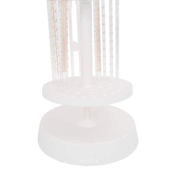 Borox Pipet Standı Dik - 44 Pipet Kapasiteli - Döner Tip