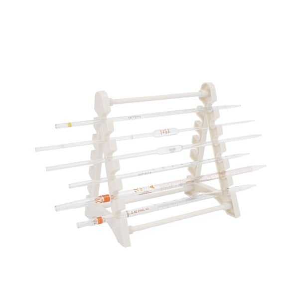 Borox Pipet Standı Yatay - Cam Pipet İçin Stand 12li Rack