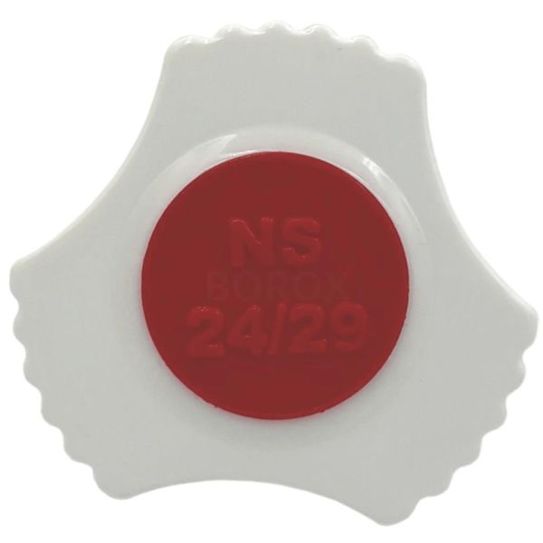 Borox Plastik Tıpa 24/29 Şilifli - Sızdırmaz PP Kapak - Altıgen Form