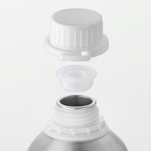 RIGU-44 Alüminyum Şişe 1250 ml - Tıpalı ve Kapaklı Şişe Metal