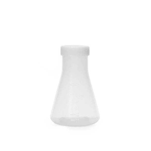 Borox Plastik Erlen 100 ml - Erlenmeyer Flask Vida Kapaklı