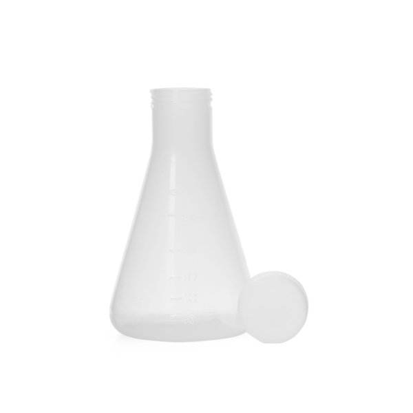 Borox Plastik Erlen 250 ml - Erlenmeyer Flask Vida Kapaklı