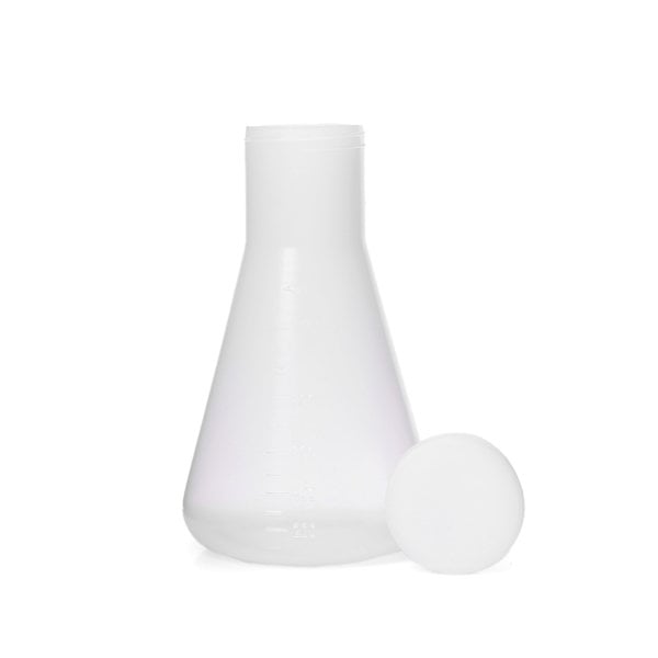 Borox Plastik Erlen 1000 ml - Erlenmeyer Flask Vida Kapaklı