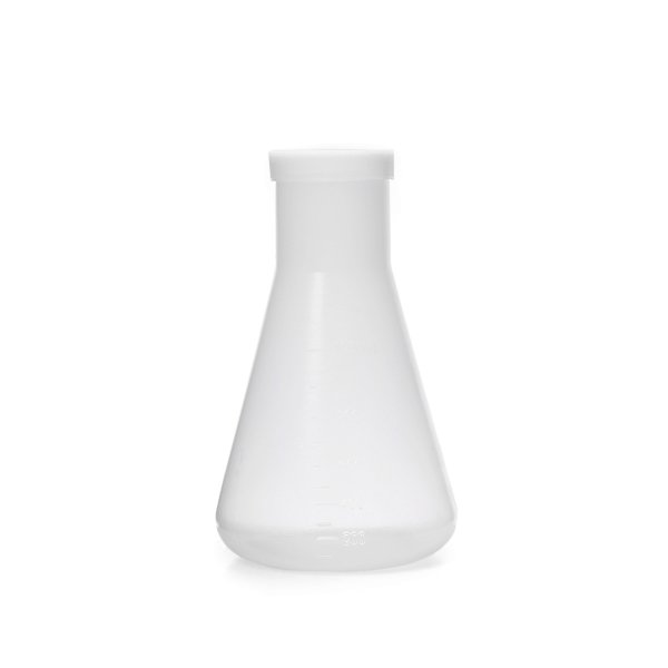 Borox Plastik Erlen 1000 ml - Erlenmeyer Flask Vida Kapaklı