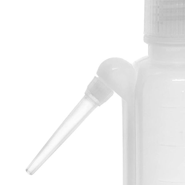 Borox Piset 500 ml - İntegral Yıkama Şişesi - Şeffaf - PE Plastik