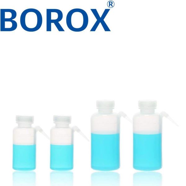 Borox Piset 500 ml - İntegral Yıkama Şişesi - Şeffaf - PE Plastik