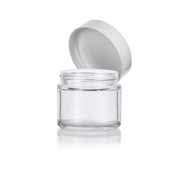 Borox Cam Şişe 100ml - Krem Kavanoz 100cc Kapaklı Şişe
