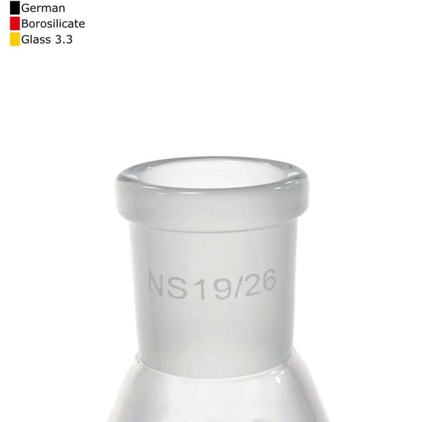 Borox Cam Erlen Şilifli 100 ml - 19/26 Şilifli Erlenmayer - Erlenmeyer Flask