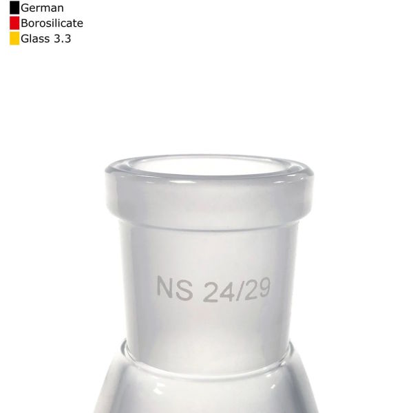 Borox Cam Erlen Şilifli 250 ml - 24/29 Şilifli Erlenmayer - Erlenmeyer Flask