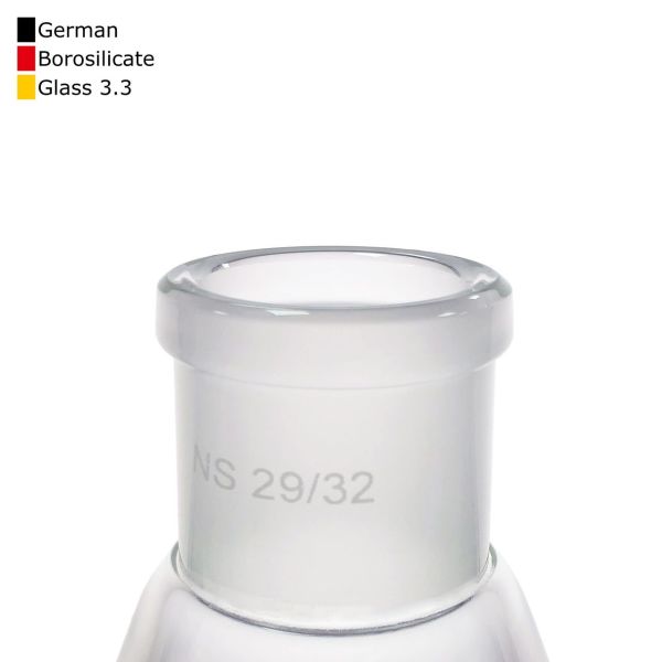 Borox Cam Çalkalamalı Mezür 500 ml - Plastik Tıpalı Dereceli Silindir