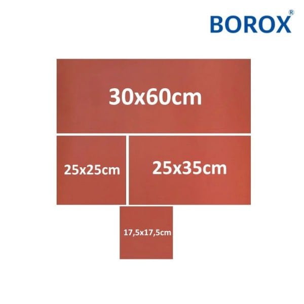 Borox Silikon Levha - Tezgah Koruyucu - Altlık - 17,5x17,5cm