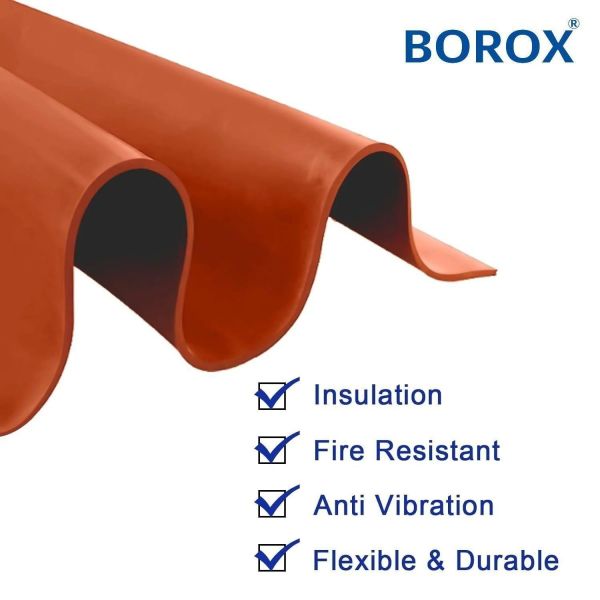 Borox Silikon Levha - Tezgah Koruyucu - Altlık - 30x60cm