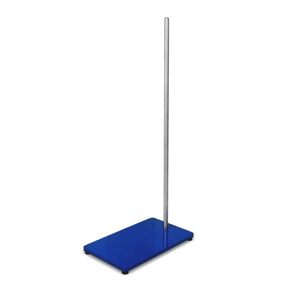 Borox Büret Standı 150x250mm - Dikdörtgen Bunzen Mesnedi Set - 60cm Çubuklu - Yüksek Kalite