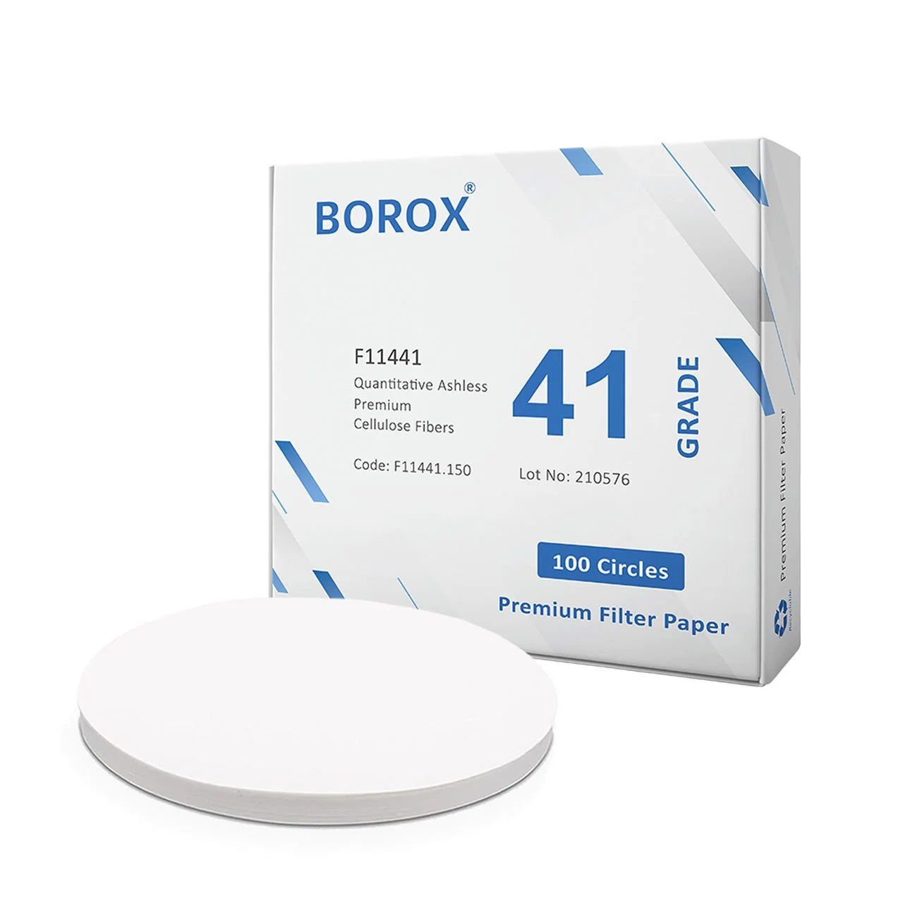 Borox Külsüz Filtre Kağıdı 150 mm Kantitatif - Hızlı - Grade 41
