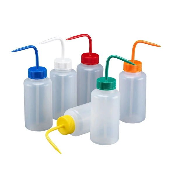 Borox Piset 1000 ml - Plastik Yıkama Şişesi - Beyaz Kapaklı