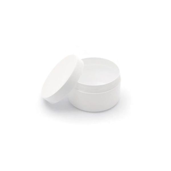 Beyaz Numune Kabı 500ml - Plastik Kapaklı Kutu 500 cc