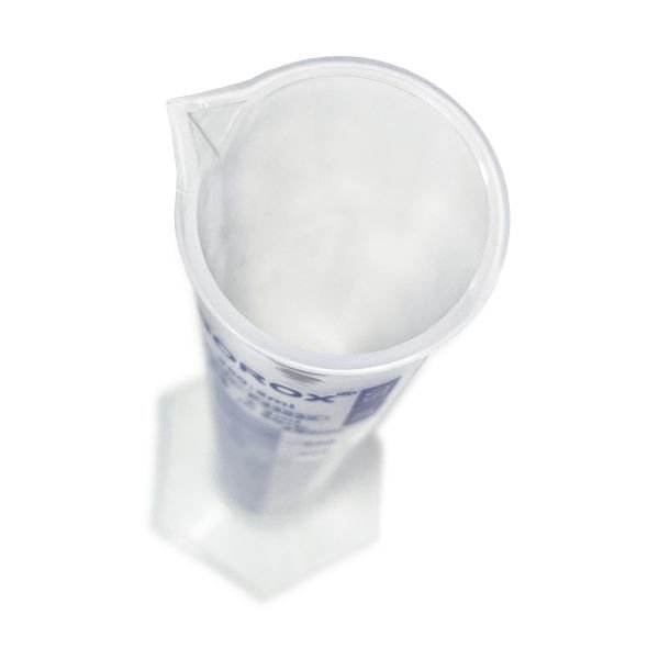 Borox Plastik Mezür 1000 ml - Uzun Form - Dereceli Silindir Mavi Skala