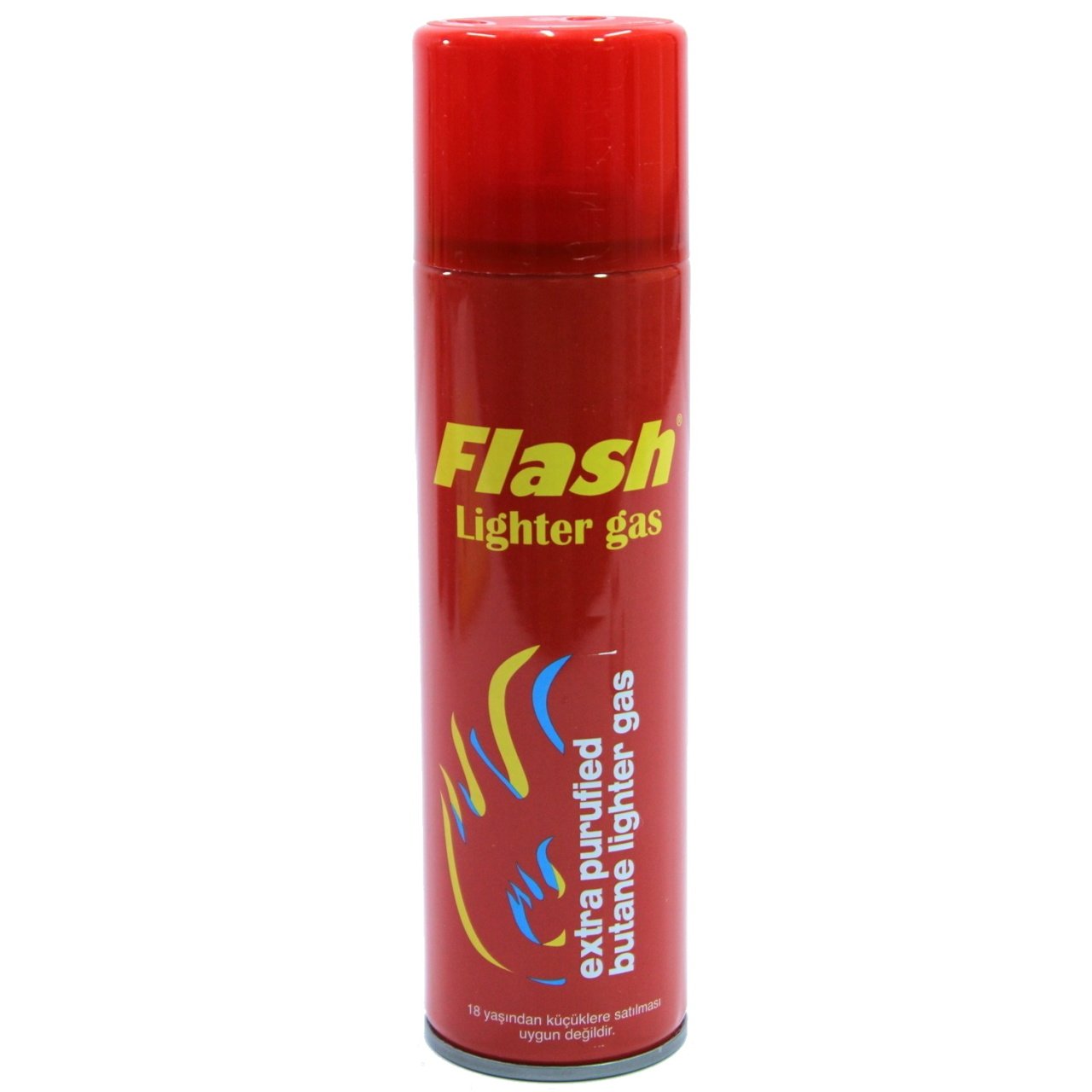 Flash Çakmak Gazı 270 ml - Kırmızı Şişe Çakmak Doldurma Gazı