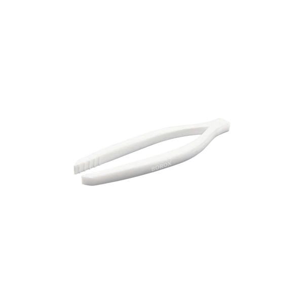 Borox Penset 15 cm Teflon - Düz Uçlu İçi Tırtıklı - Laboratuvar PTFE Cımbız