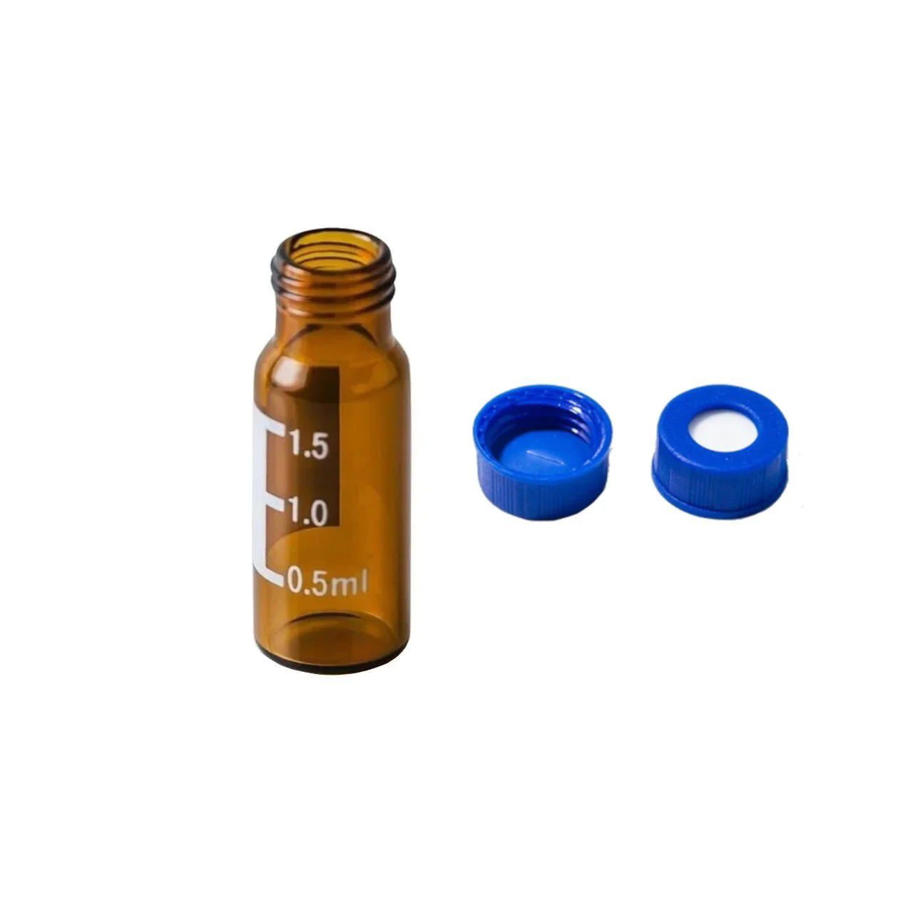 Borox Cam Vial Vida Kapaklı N9 - Amber 2ml - 100 Adet/Paket
