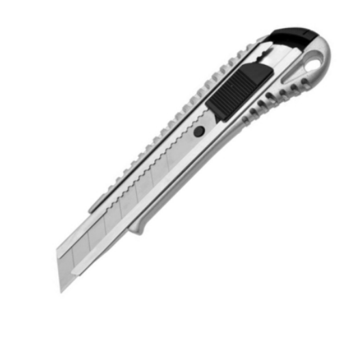 Borox Maket Bıçağı - Metal Falçata - Maket Bıçağı Ucu 18 mm