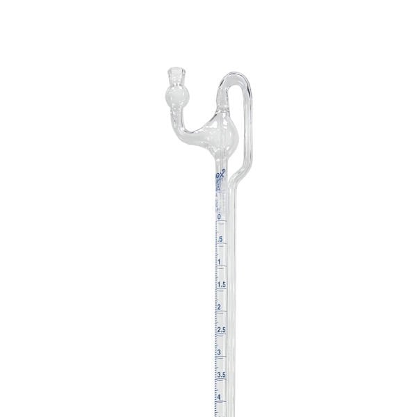 Borox Otomatik Büret 10 ml 0.05 ml Teflon Musluk - Class A Sertifikalı - PTFE Ara Musluklu