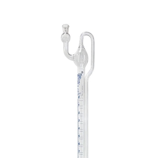 Borox Otomatik Büret 25 ml 0.10 ml Teflon Musluk - Class A Sertifikalı - PTFE Ara Musluklu