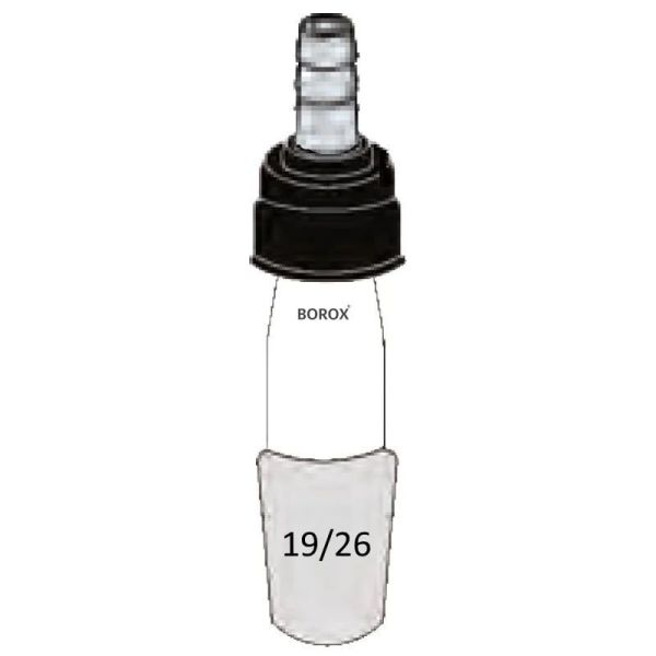 Borox Cam Termometre Adaptörü - Vida Dişli Adaptör - 19/26