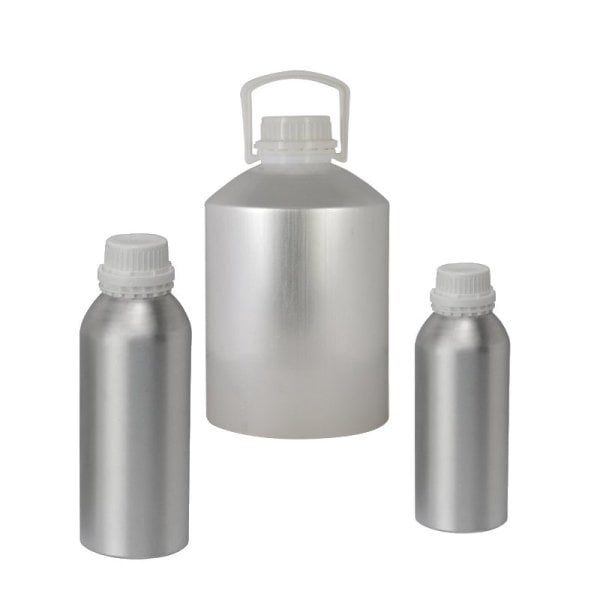 Borox Alüminyum Şişe 1000 ml - Tıpalı ve Kapaklı Şişe Metal