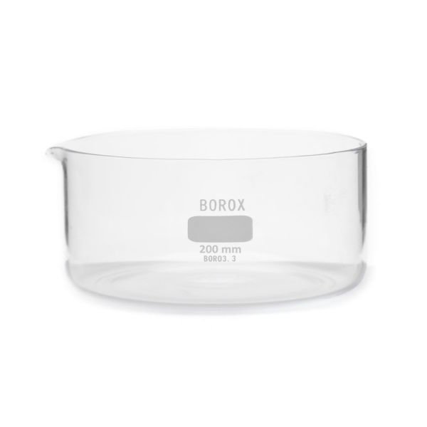 Borox Cam Kristalizasyon Kutusu 200x100mm - Kristalizuar Kabı