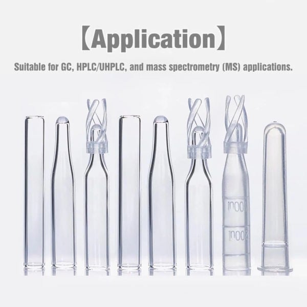 Borox Vial Insert 6x29mm 200µl - Konik Tabanlı - Polyspring Destekli Tasarım