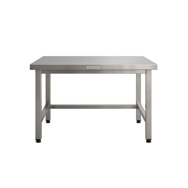Borox Paslanmaz Çelik Laboratuvar Masası 150x70x85mm - Deney Masası - Çalışma Tezgahı