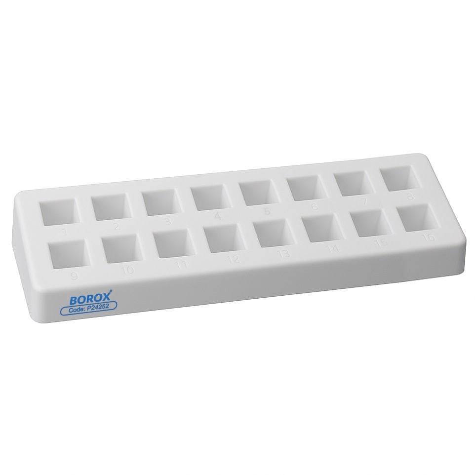 Borox Küvet Standı - Cuvette Rack - Spektrofotometre Küvet Standı