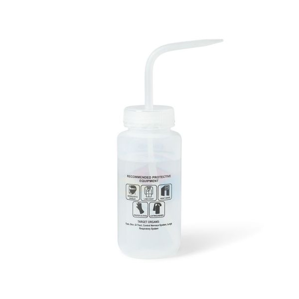 Borox Piset 500 ml - LDPE Yıkama Şişesi - Etanol Piseti - Yüzey Baskılı - Şeffaf Kapaklı - Geniş Boyunlu