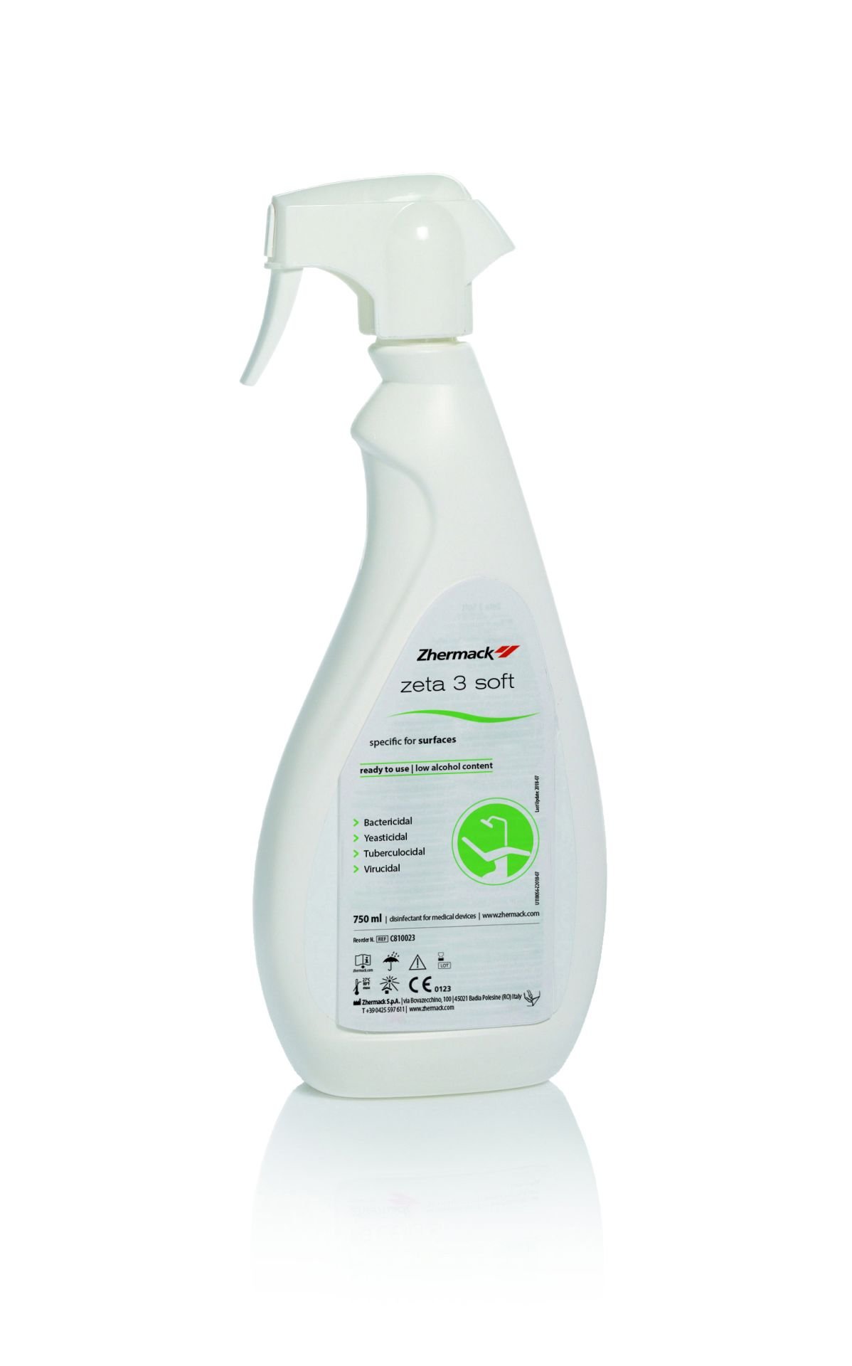 ZHERMACK Zeta 3 Soft Yüzey Temizleme Sıvısı 750 Ml
