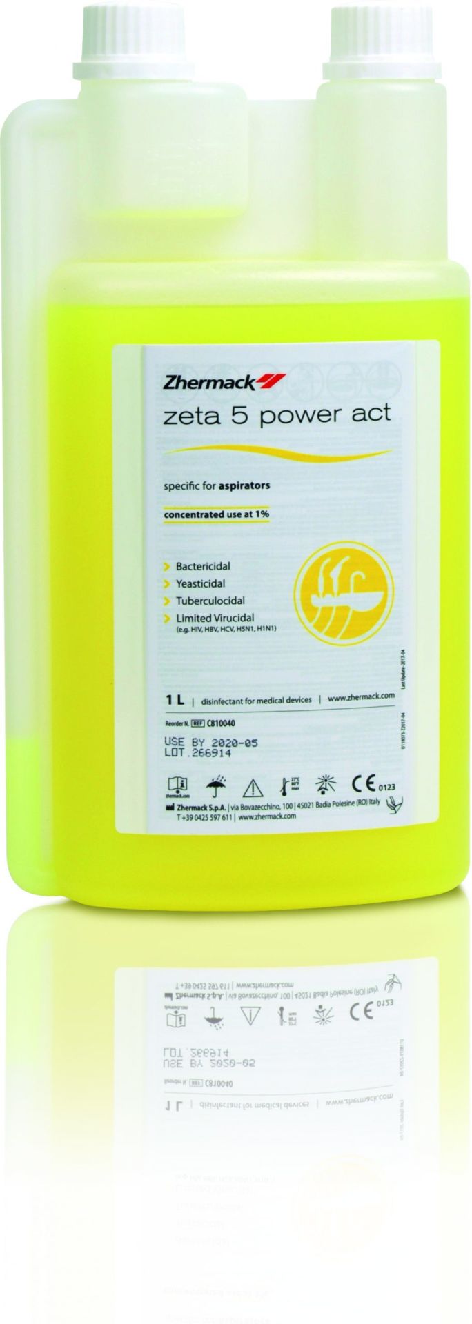 Zhermack Zeta 5 Power Konsantre  Aspirasyon Dezenfektanı