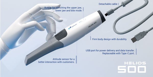Helios 500 Renkli Ağız İçi Tarayıcı