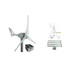 Set İ-500 12 v Rüzgar Türbini + Şarj Kontrol Cihazı + Direk Seti Full Set