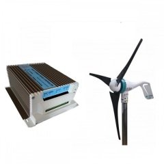 Set Air Speed 500W 12V Rüzgar Türbini + Hibrit Şarj Kontrol Cihazı