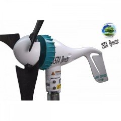 Set Air Speed 500W 24V Rüzgar Türbini + Hibrit Şarj Kontrol Cihazı + Direk Seti