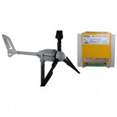 Set İ-1000W 24V Rüzgar Türbini + Hibrit Şarj Kontrol Cihazı