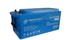 MEGACELL LiFePO4 12.8V 100Ah Karavan/Marin ABS Lityum Demir Fosfat Akü