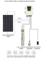 DC Solar Dalgıç Pompa 24 Volt 8 Amper - HEGEL