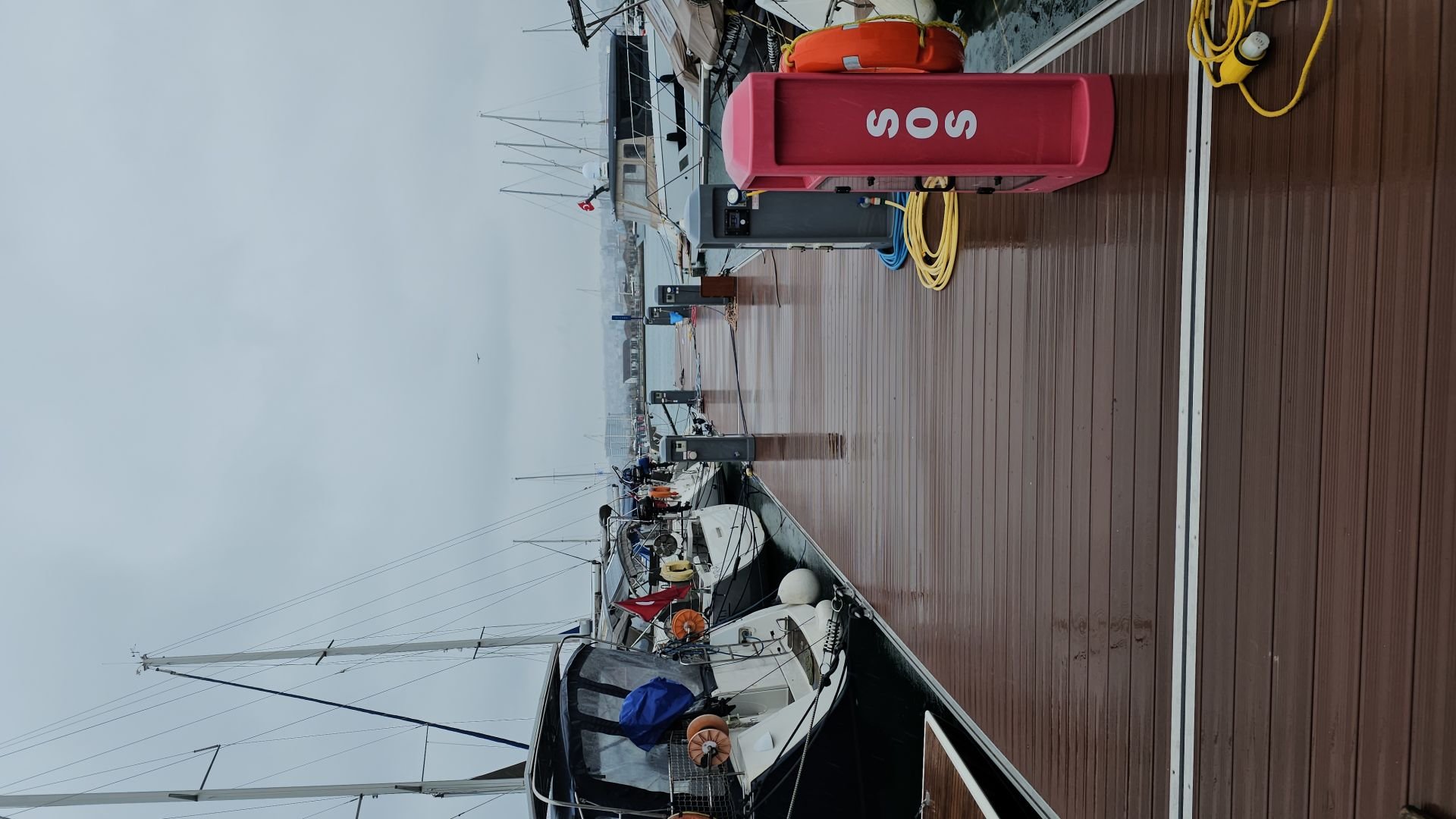 Büyükçekmece Kıyı Marinde Bir Tekne