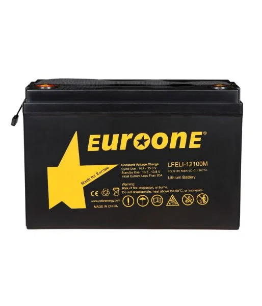 Euroone LFeLi-12100M 12.8V 100Ah Lityum Akü (LiFePO4)