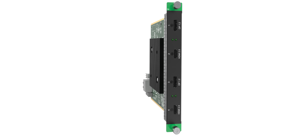 12 H_2*HDMI2.0 + 2*DP1.2 input card Plug-in