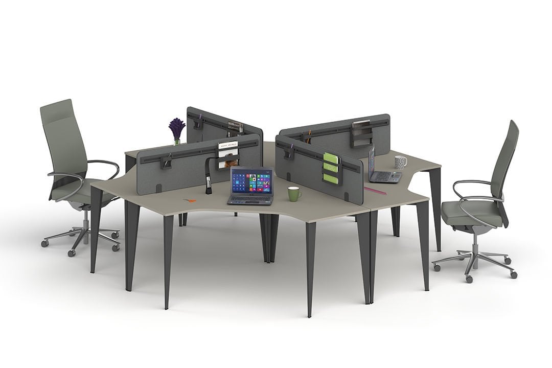 Exen Dörtlü Yonca Workstation