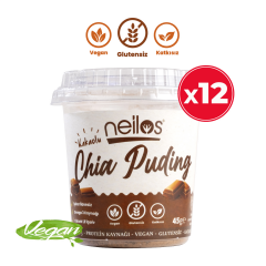 Vegan Glutensiz Chia Puding 12'li Süper Paket 45 Gr x 12 Adet